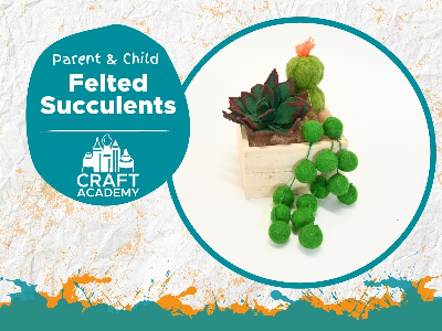 Kidcreate Studio - Eden Prairie. Parent & Child - Felted Succulent (9-99 Years)